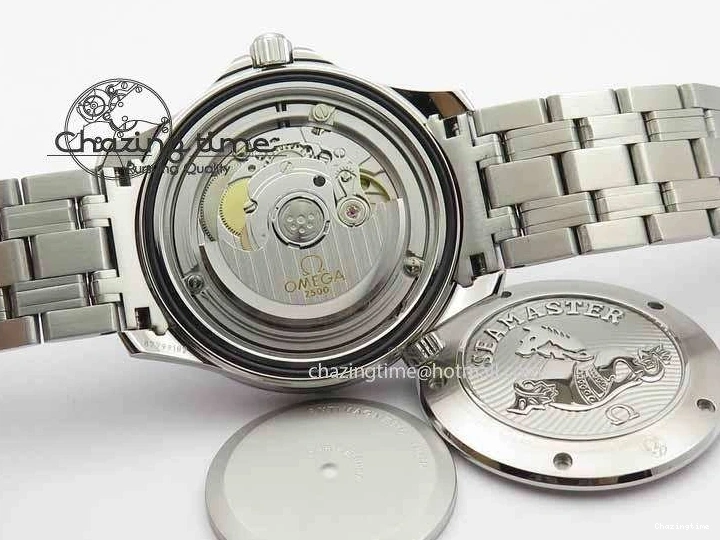 0114 Seamaster 300M SS MK 1:1 Best Edition Black Dial Ceramic Bezel On SS Bracelet A TopPick 8177